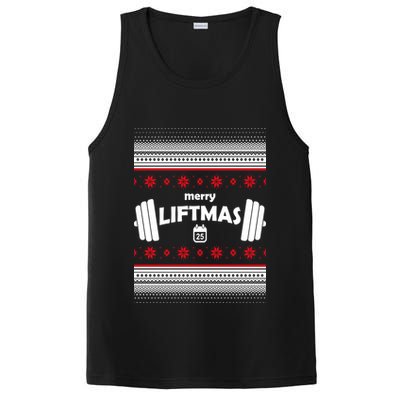 Merry Liftmas Ugly Christmas1 PosiCharge Competitor Tank