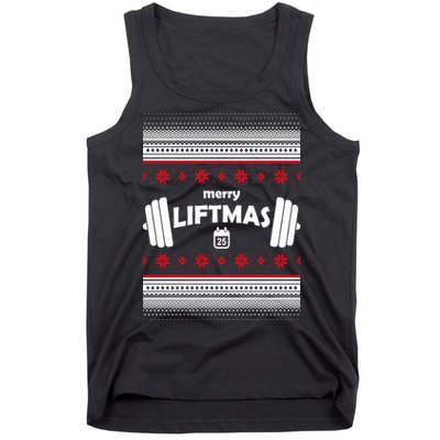 Merry Liftmas Ugly Christmas1 Tank Top
