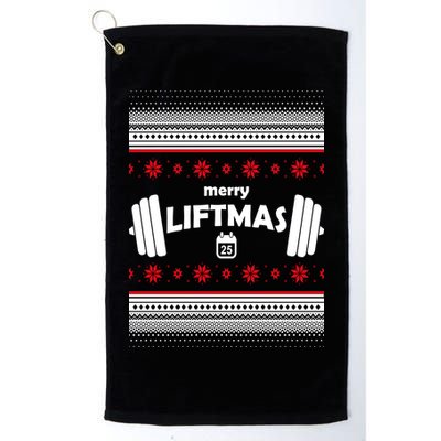 Merry Liftmas Ugly Christmas1 Golf Towel