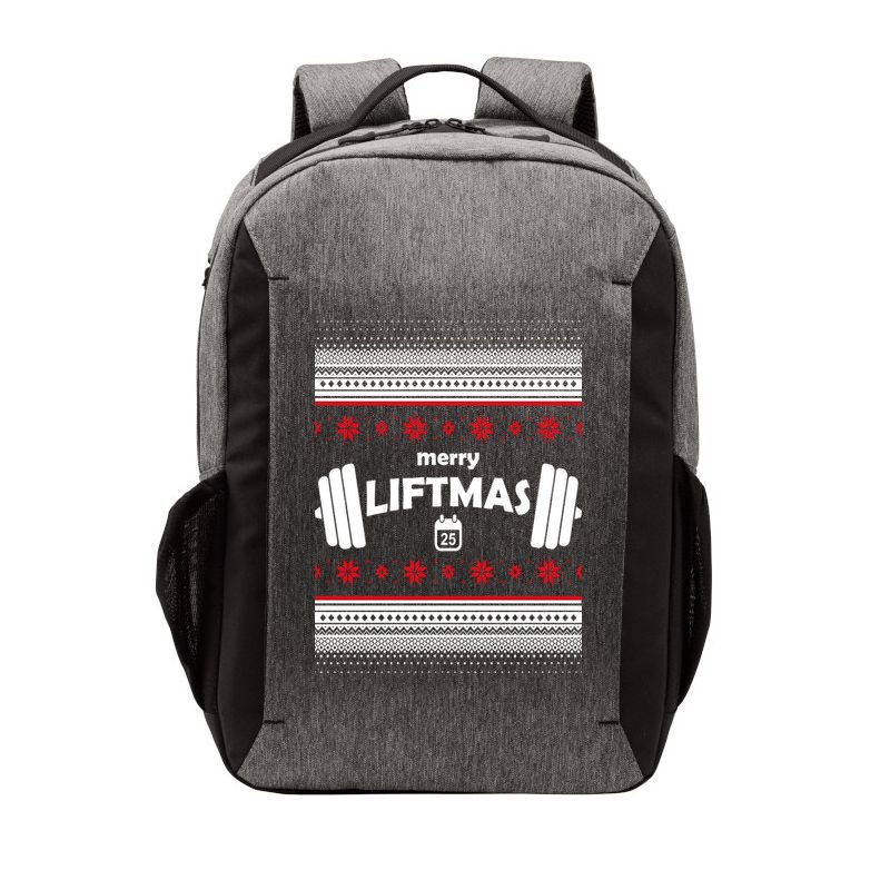Merry Liftmas Ugly Christmas1 Vector Backpack