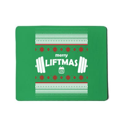 Merry Liftmas Ugly Christmas1 Mousepad