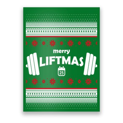 Merry Liftmas Ugly Christmas1 Poster