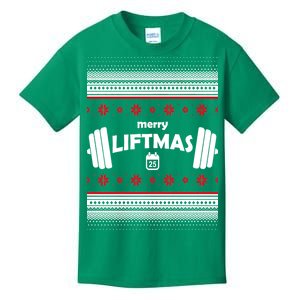 Merry Liftmas Ugly Christmas1 Kids T-Shirt