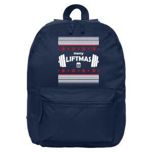 Merry Liftmas Ugly Christmas1 16 in Basic Backpack