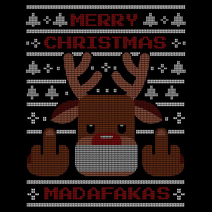 Merry Madafakas Funny Ugly Christmas Cooling Performance Crew T-Shirt