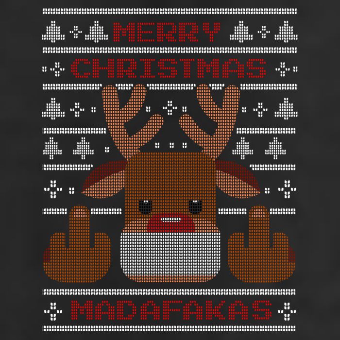 Merry Madafakas Funny Ugly Christmas Adult Drive Performance Visor