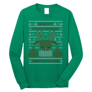 Merry Madafakas Funny Ugly Christmas Long Sleeve Shirt