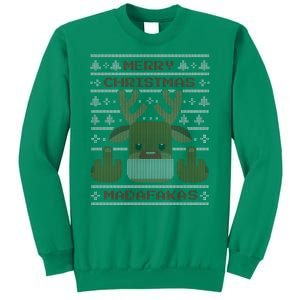 Merry Madafakas Funny Ugly Christmas Sweatshirt