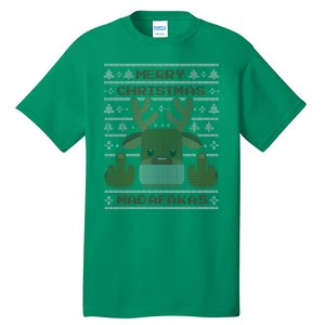 Merry Madafakas Funny Ugly Christmas Tall T-Shirt