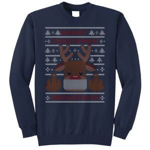 Merry Madafakas Funny Ugly Christmas Tall Sweatshirt