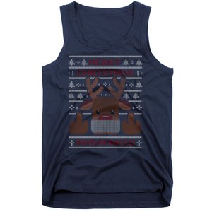 Merry Madafakas Funny Ugly Christmas Tank Top