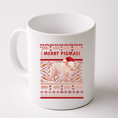 Merry Pigmas Christmas Pig Ugly Sweater Coffee Mug