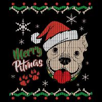 Merry Pitmas Ugly Christmas Sweater Impact Tech Backpack