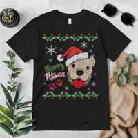 Merry Pitmas Ugly Christmas Sweater Premium T-Shirt