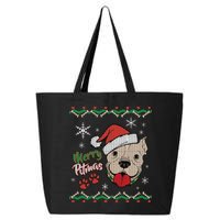 Merry Pitmas Ugly Christmas Sweater 25L Jumbo Tote