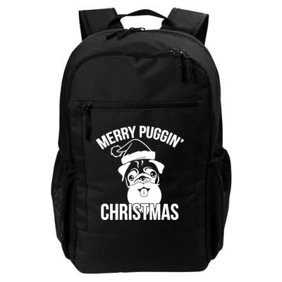 Merry Puggin Christmas Pug Backpack