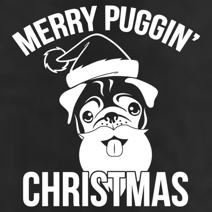 Merry Puggin Christmas Pug Adult Drive Performance Visor