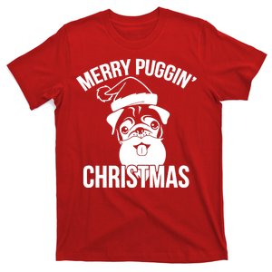 Merry Puggin Christmas Pug T-Shirt