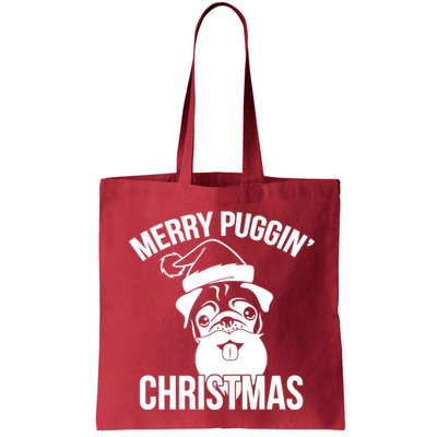 Merry Puggin Christmas Pug Bag