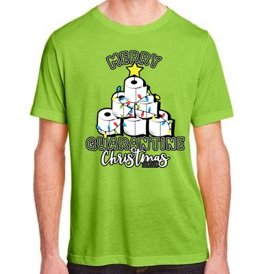 Merry Quarantine Christmas Toilet Paper Tree Adult ChromaSoft Performance T-Shirt