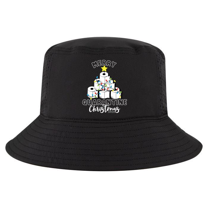 Merry Quarantine Christmas Toilet Paper Tree Cool Comfort Performance Bucket Hat