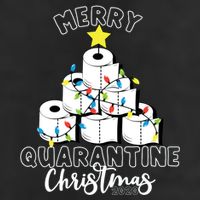 Merry Quarantine Christmas Toilet Paper Tree Cool Comfort Performance Bucket Hat