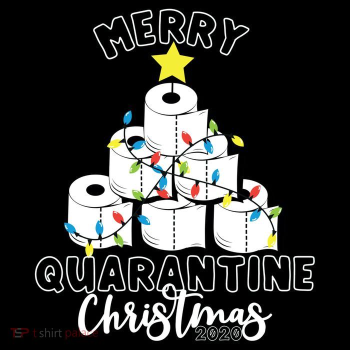 Merry Quarantine Christmas Toilet Paper Tree Sustainable Bucket Hat