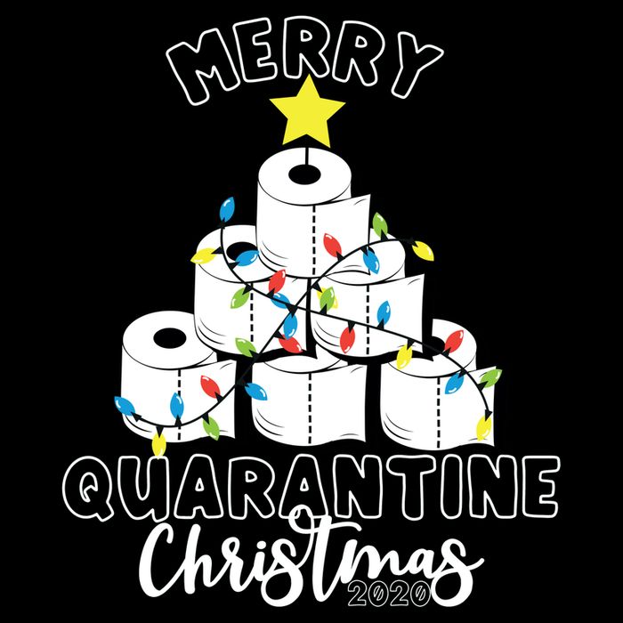 Merry Quarantine Christmas Toilet Paper Tree Bucket Hat