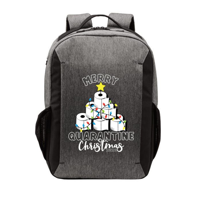 Merry Quarantine Christmas Toilet Paper Tree Vector Backpack