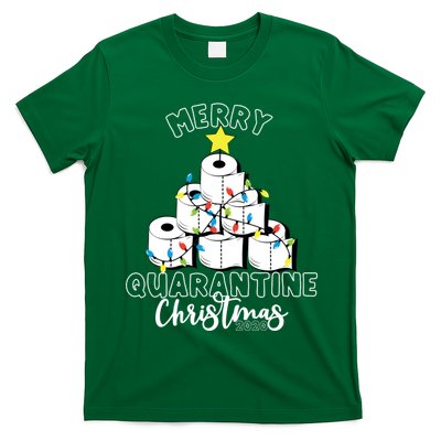 Merry Quarantine Christmas Toilet Paper Tree T-Shirt
