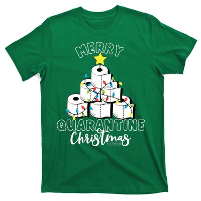 Merry Quarantine Christmas Toilet Paper Tree T-Shirt