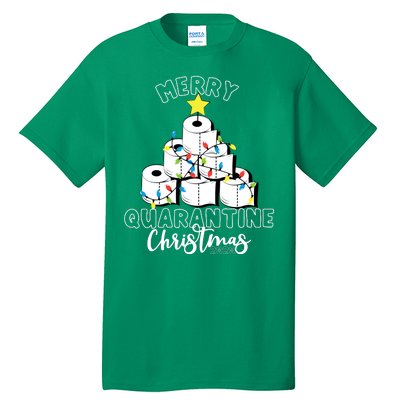 Merry Quarantine Christmas Toilet Paper Tree Tall T-Shirt