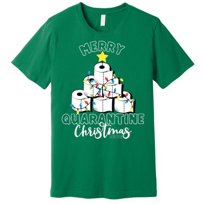 Merry Quarantine Christmas Toilet Paper Tree Premium T-Shirt