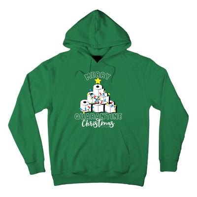 Merry Quarantine Christmas Toilet Paper Tree Tall Hoodie