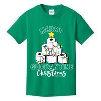 Merry Quarantine Christmas Toilet Paper Tree Kids T-Shirt