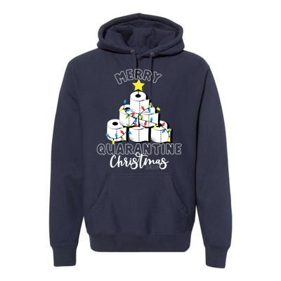 Merry Quarantine Christmas Toilet Paper Tree Premium Hoodie