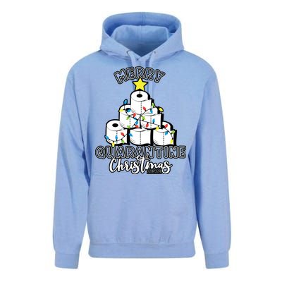 Merry Quarantine Christmas Toilet Paper Tree Unisex Surf Hoodie