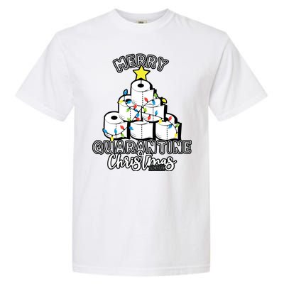 Merry Quarantine Christmas Toilet Paper Tree Garment-Dyed Heavyweight T-Shirt