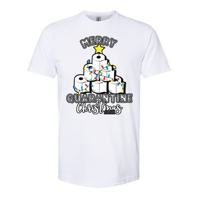 Merry Quarantine Christmas Toilet Paper Tree Softstyle CVC T-Shirt