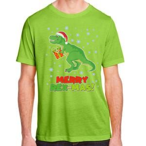 Merry Rex-Mas Ugly Christmas Adult ChromaSoft Performance T-Shirt