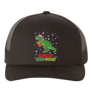 Merry Rex-Mas Ugly Christmas Yupoong Adult 5-Panel Trucker Hat