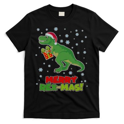 Merry Rex-Mas Ugly Christmas T-Shirt