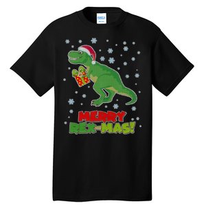 Merry Rex-Mas Ugly Christmas Tall T-Shirt