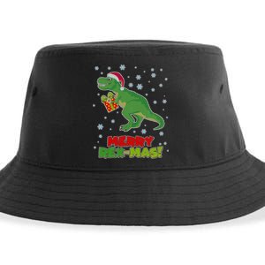 Merry Rex-Mas Ugly Christmas Sustainable Bucket Hat