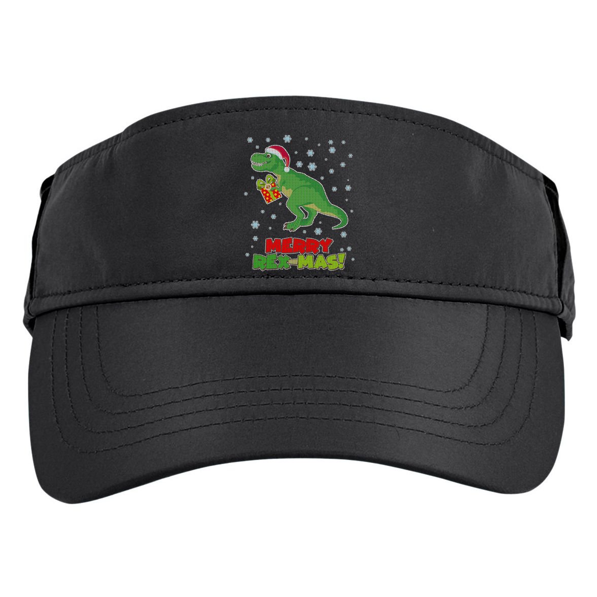 Merry Rex-Mas Ugly Christmas Adult Drive Performance Visor