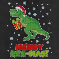 Merry Rex-Mas Ugly Christmas Adult Drive Performance Visor
