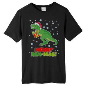 Merry Rex-Mas Ugly Christmas Tall Fusion ChromaSoft Performance T-Shirt