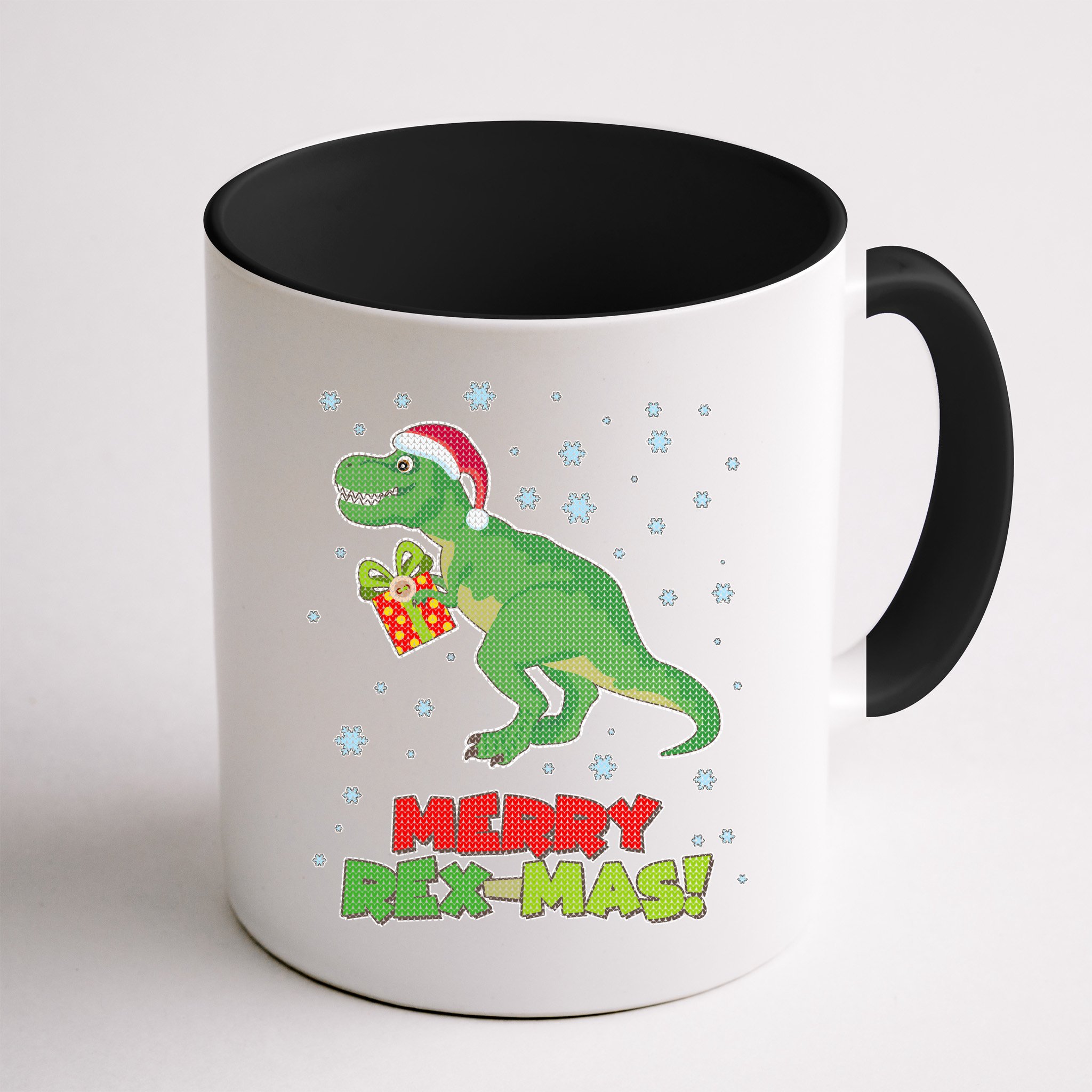 Merry Rex-Mas Ugly Christmas Mug