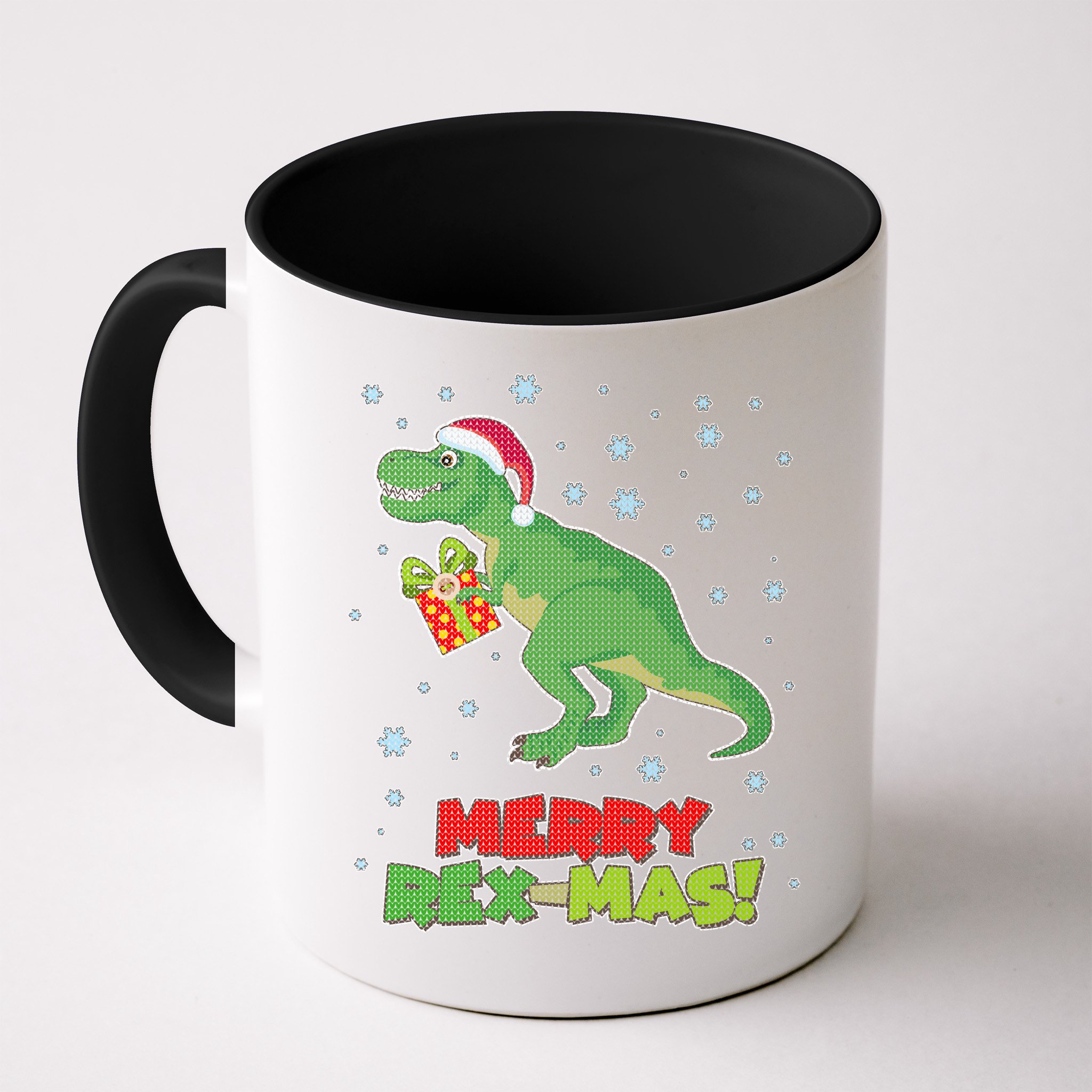 Merry Rex-Mas Ugly Christmas Mug