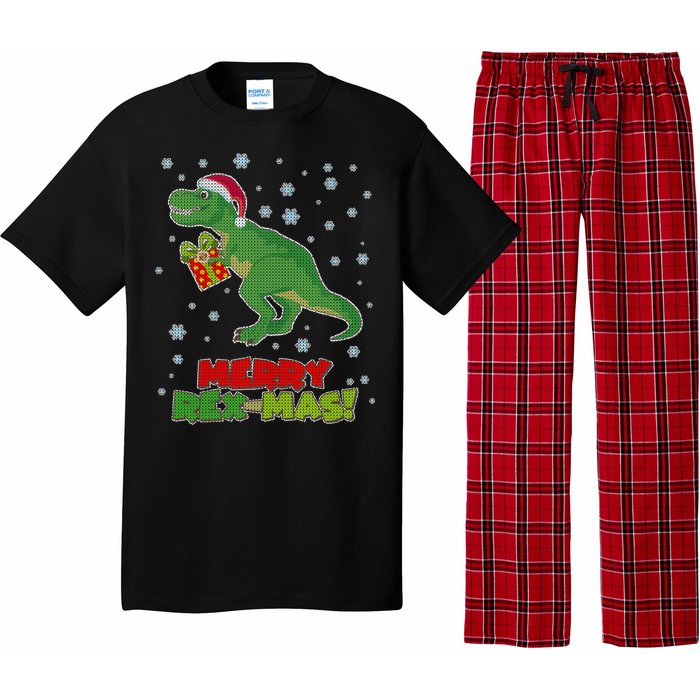 Merry Rex-Mas Ugly Christmas Pajama Set